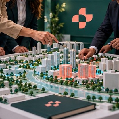 MOSAIC GRID fictional concept artwork demonstrating ai consulting
