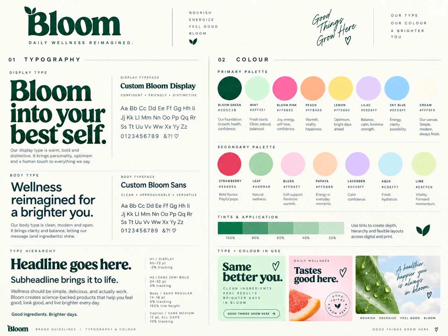 Typography colors