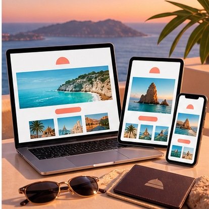 TEZRA fictional concept artwork demonstrating email design