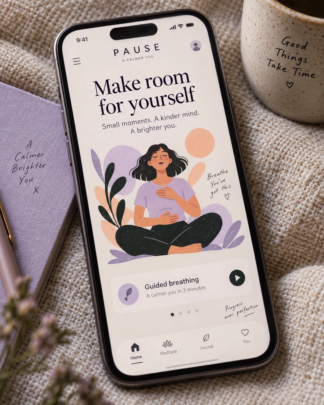 Illustrative product illustrations concept shown as finished design work