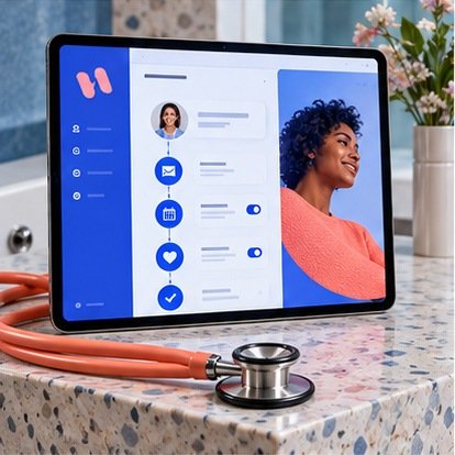 KOVA HEALTH fictional concept artwork demonstrating marketing automation