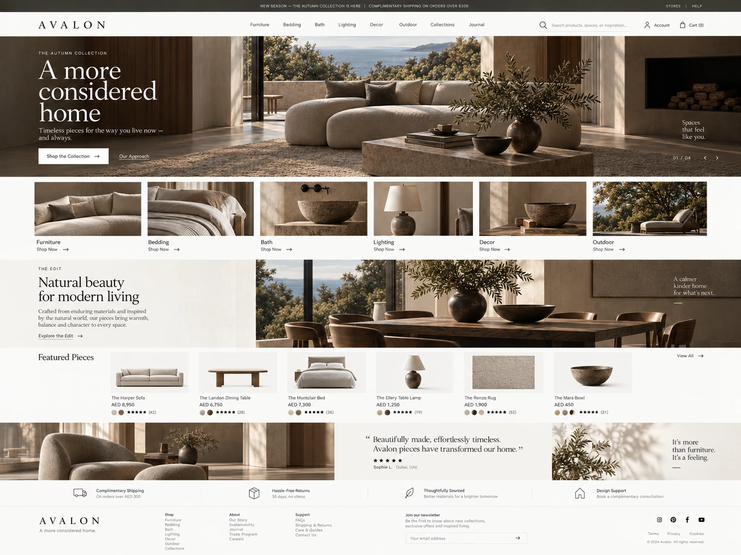 Landing page