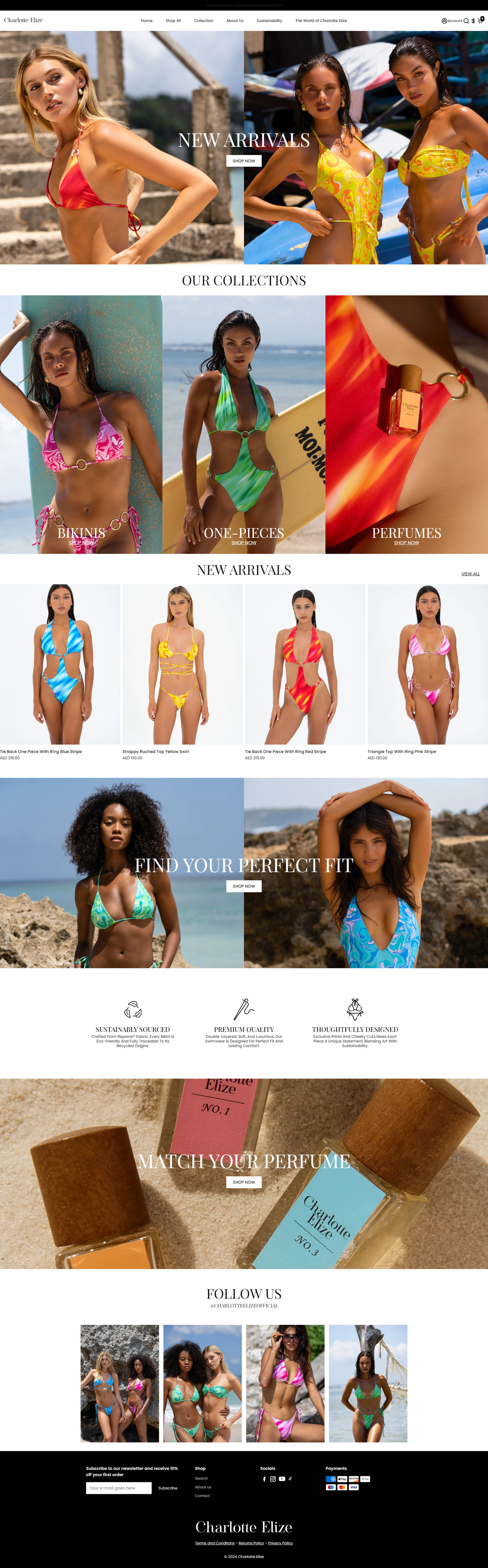 Charlotte Elize website screenshot