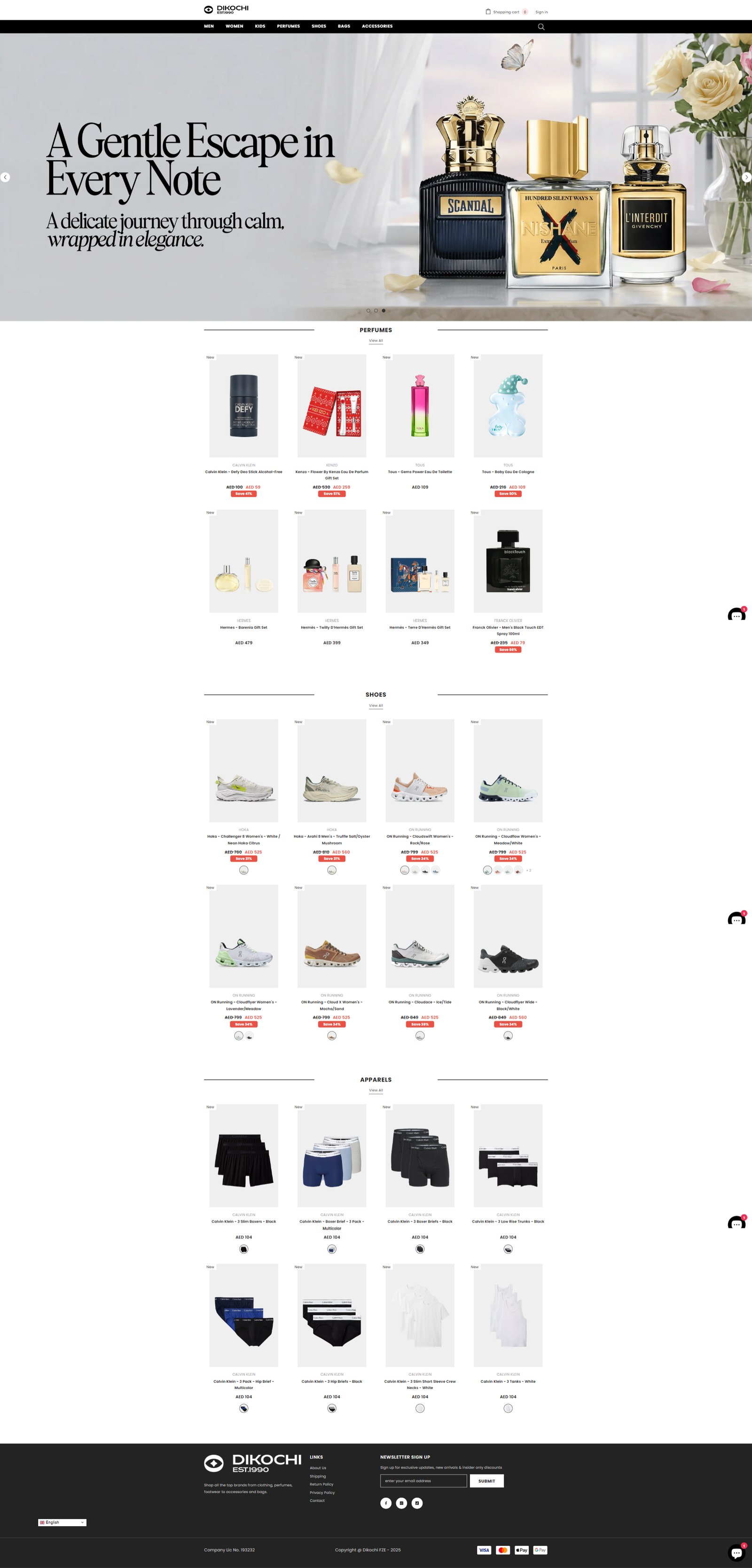 Dikochi website screenshot