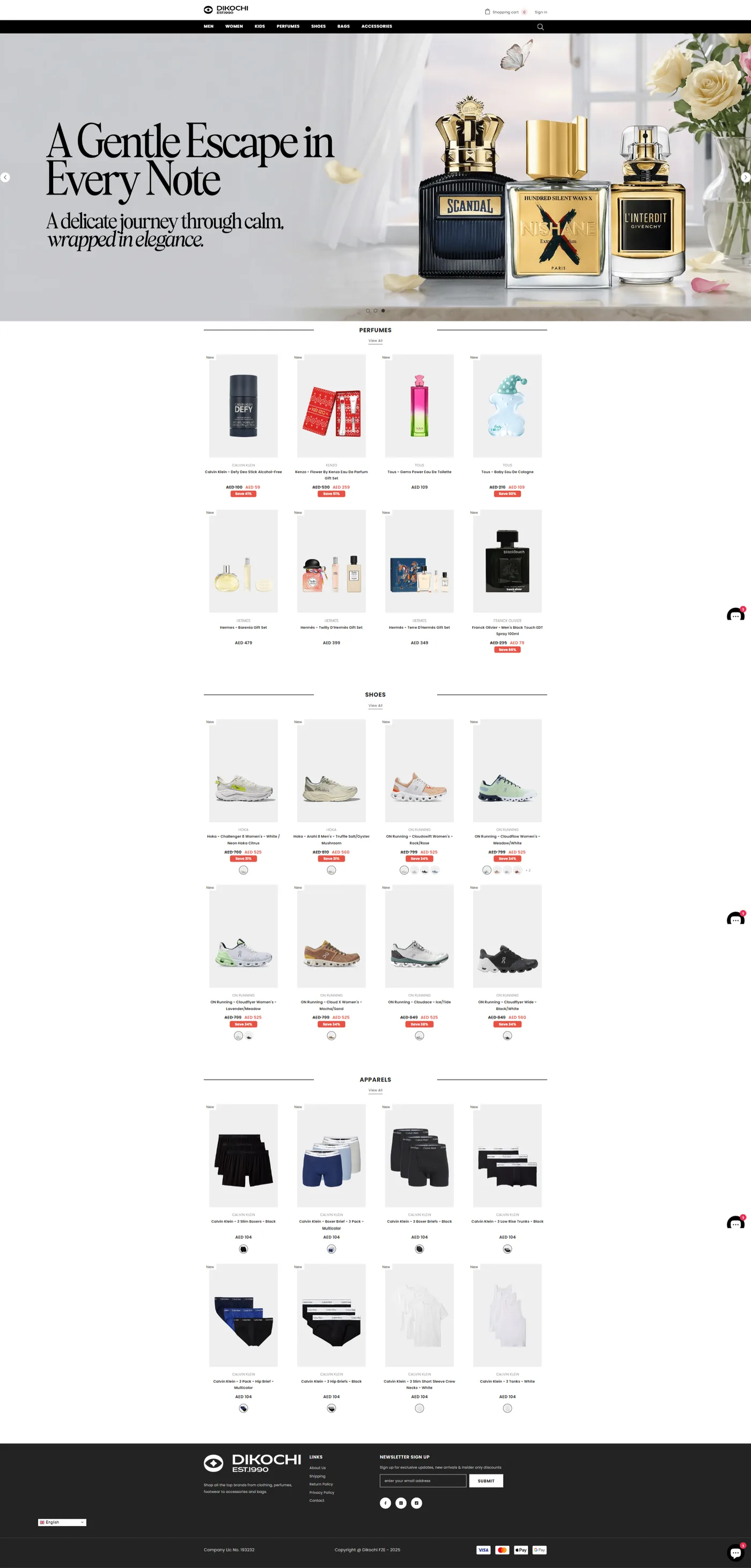 Dikochi website screenshot