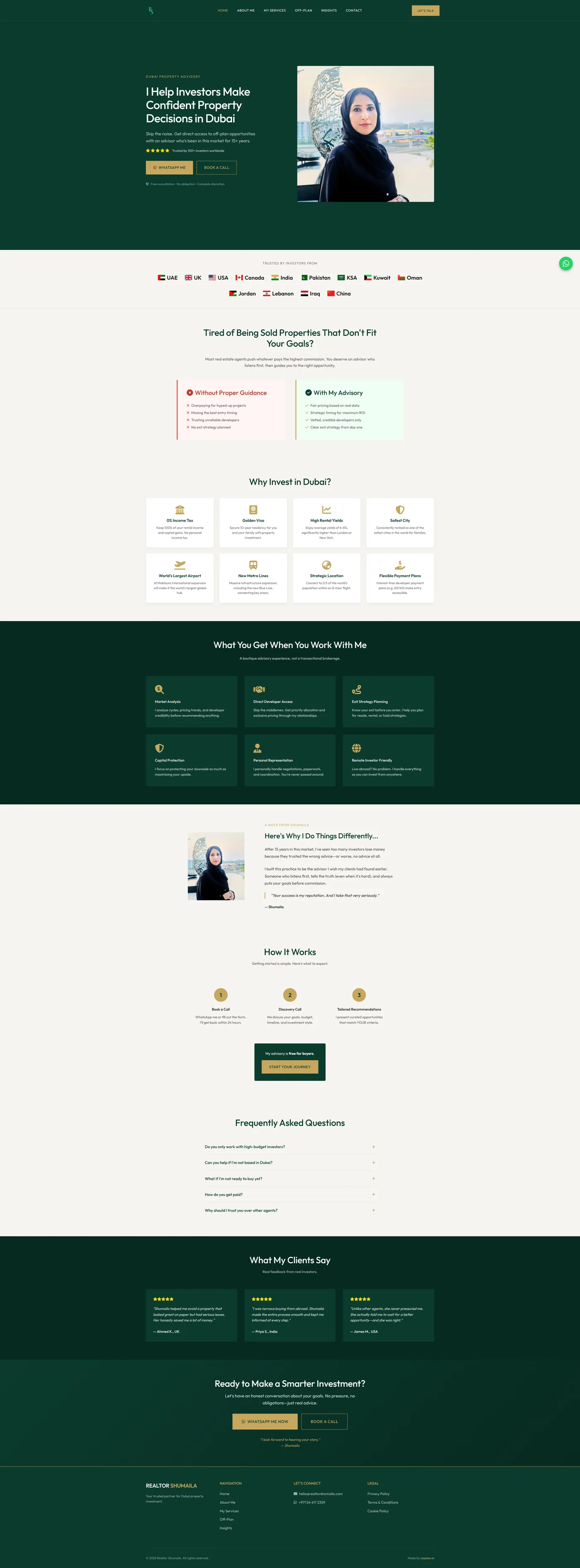 Real estate project screenshot